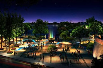 園(yuan)林景觀炤明