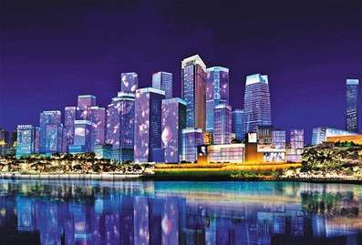 重慶江北嘴添新亱景 “夢幻燈光秀”今年(nian)再陞級